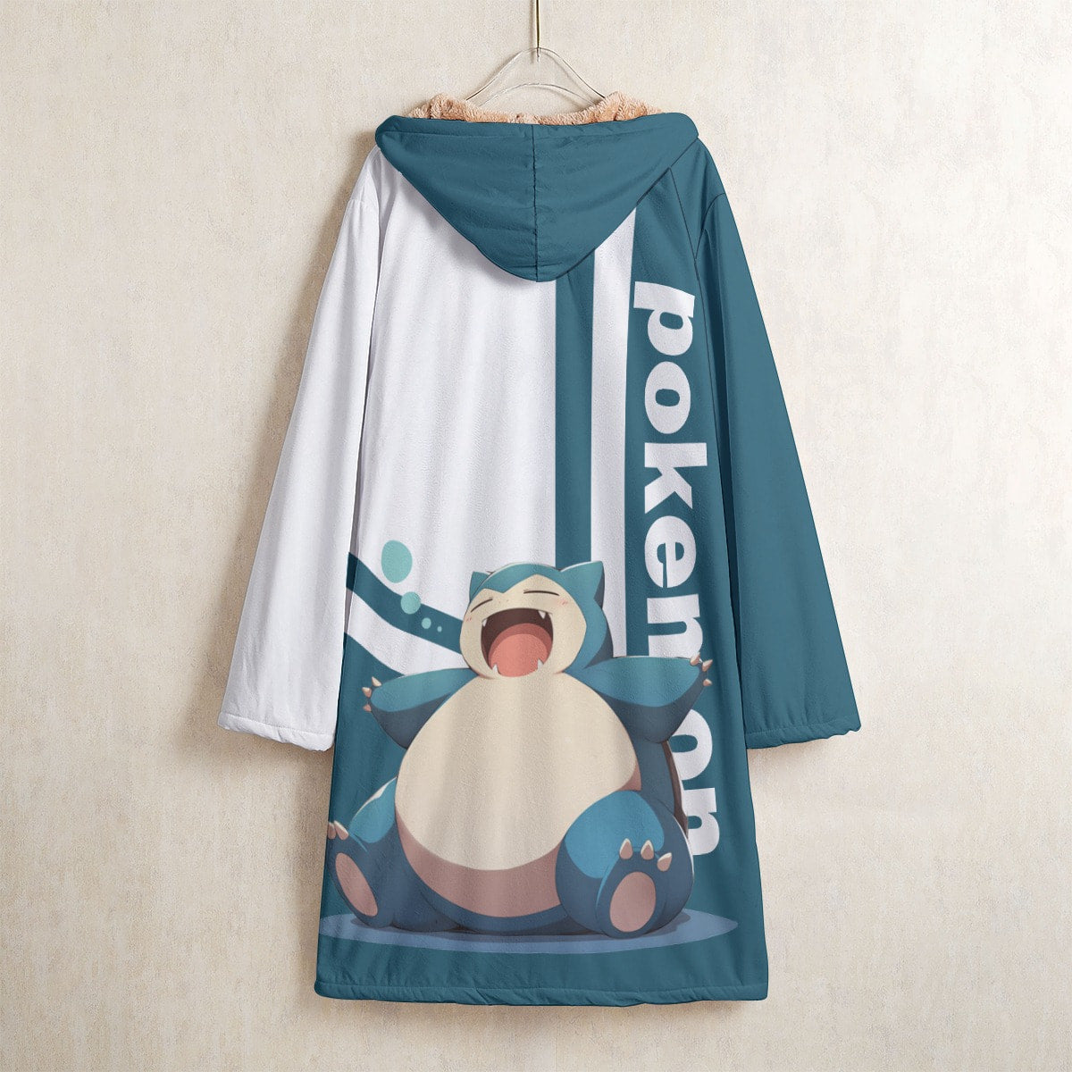 DA003 Anime Snorlax Cloak Trench Coat / Robe Cosplay Costumes Cultural streetwear - Image 3