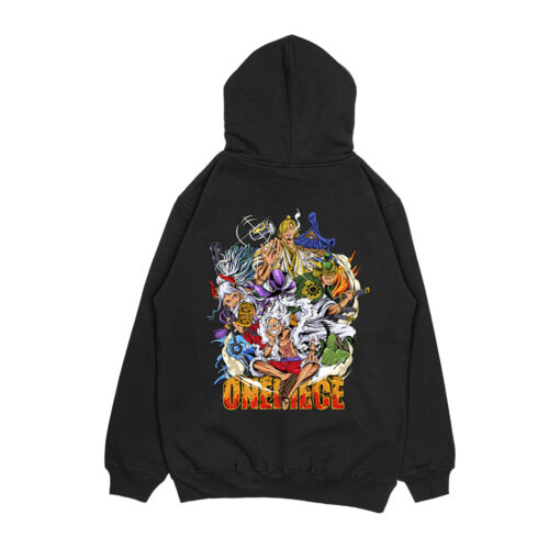 Straw Hat Luffy Zoro Sanji Yamato Group Photo Hoodie