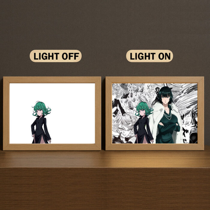 AH002 Light Painting 3 Color Featuring One Punch M4n T4tsumaki Psychic Hero Scene