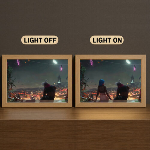 CG002 Light Painting Arcane Jinx and Ekko 3 Color Character Design