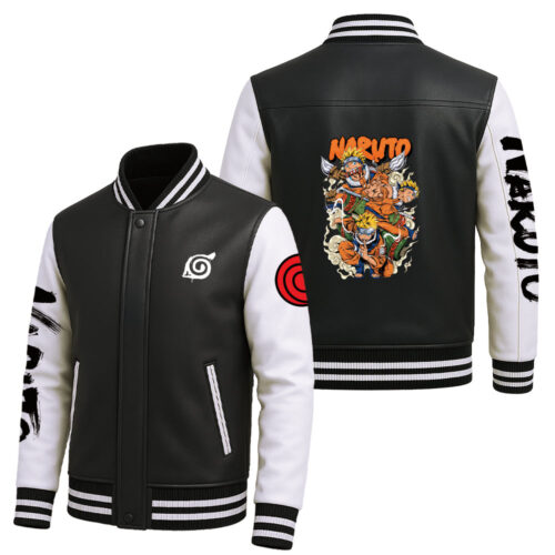 AB001 Flight Jacket Naruto Uzumaki Design