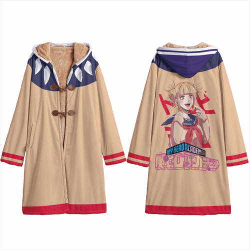 AF001 Trench Coat My Hero Academia Himiko Toga Hooded Cloak