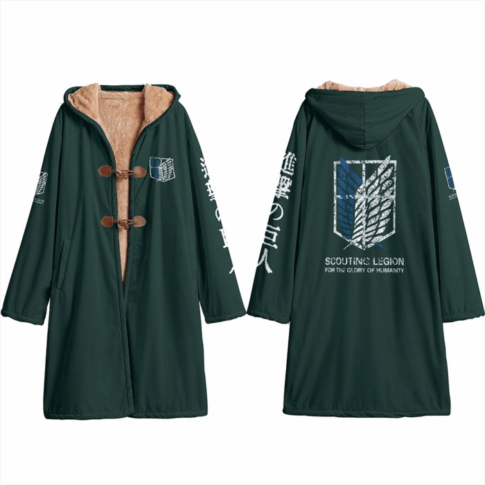 AE001 Anime Wings of Freedom Cloak Trench Coat / Robe Cosplay Costumes Cultural streetwear