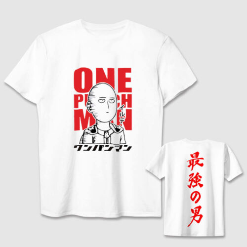 Saitama Strongest Man Cotton T-shirt