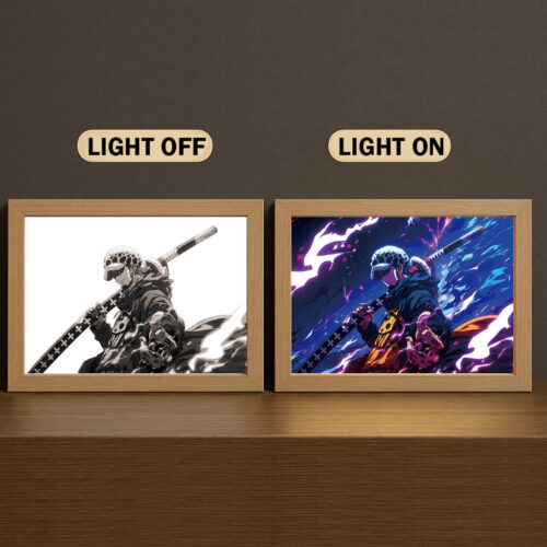 AA010 Light Painting One Piece Trafalgar Law 3 Color Character Design