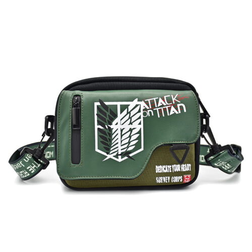 AE001 Mini Crossbody Bag Featuring Sc0ut Regiment Wings Emblem Design
