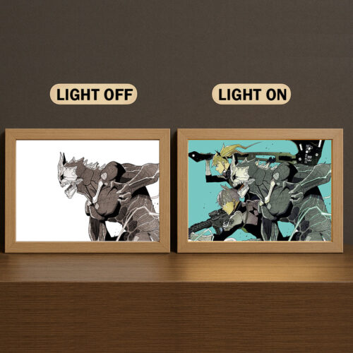 CB002 Light Painting Kaiju No. 8 3 Color Character Design