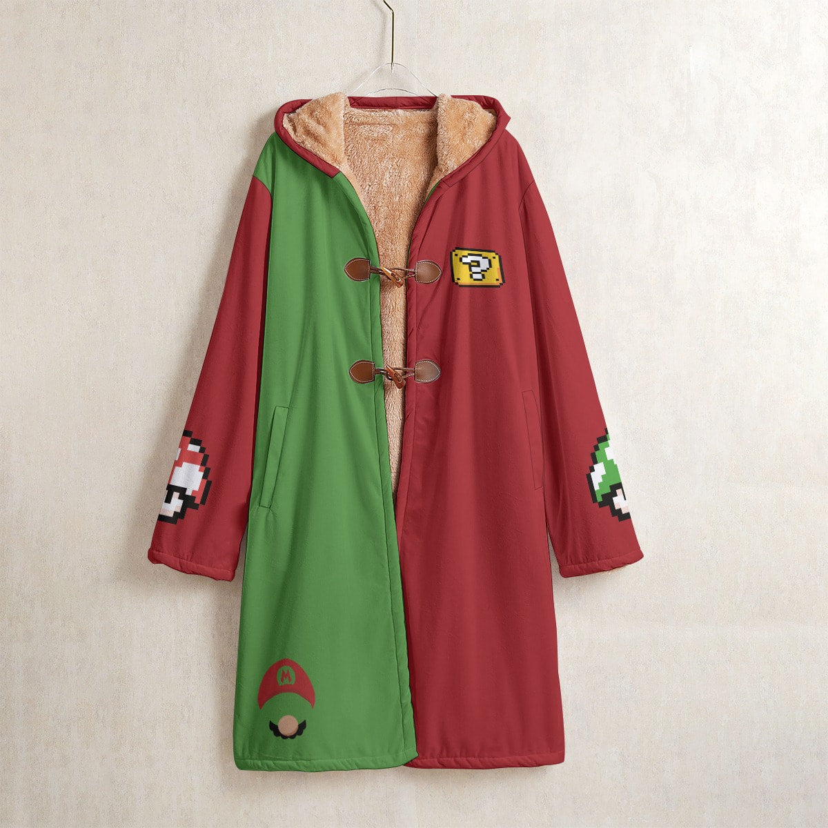 FC001 Anime Mario Cloak Trench Coat / Robe Cosplay Costumes Cultural streetwear - Image 3