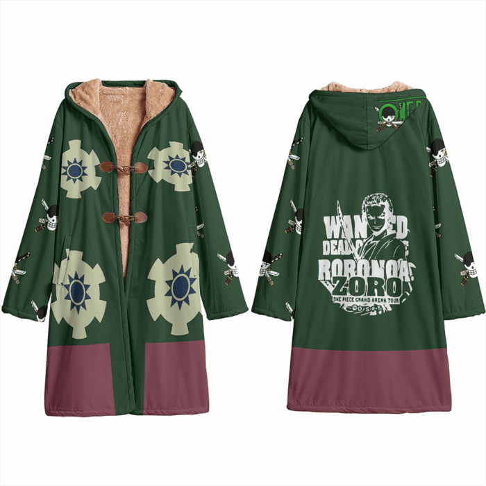 AA004 Straw Hat Zoro cosplay Cloak Trench Coat / Robe Cosplay Costumes Cultural streetwear