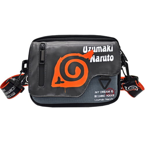 AB001 Mini Crossbody Bag Featuring Narut0 Uzumaki Spiral Emblem Design