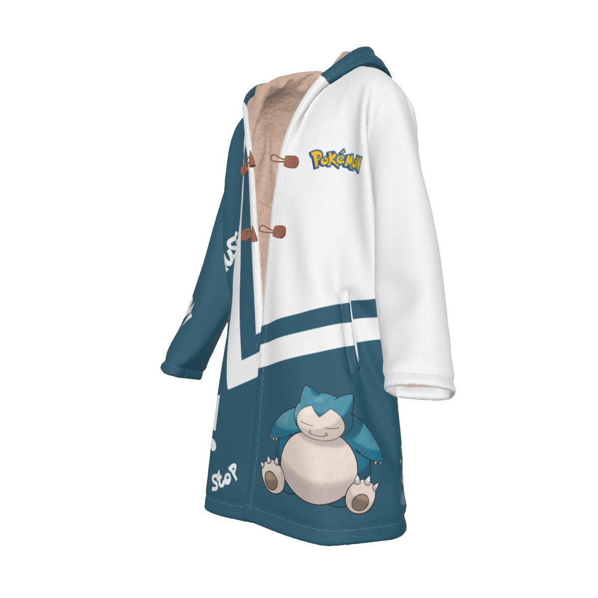 DA003 Anime Snorlax Cloak Trench Coat / Robe Cosplay Costumes Cultural streetwear - Image 5