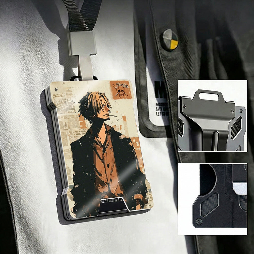 AA Metal Wallet Featuring OneP1ece Style Pirate Design - Image 6