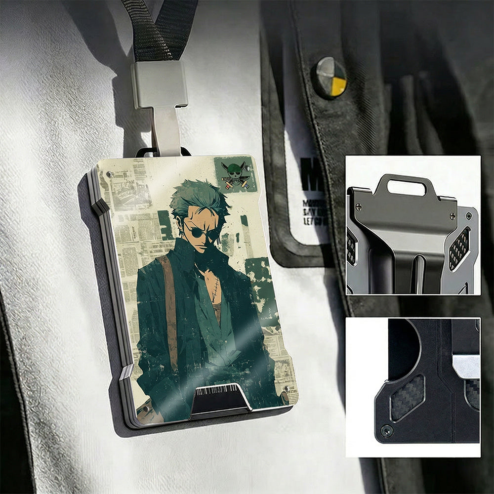 AA Metal Wallet Featuring OneP1ece Style Pirate Design - Image 4