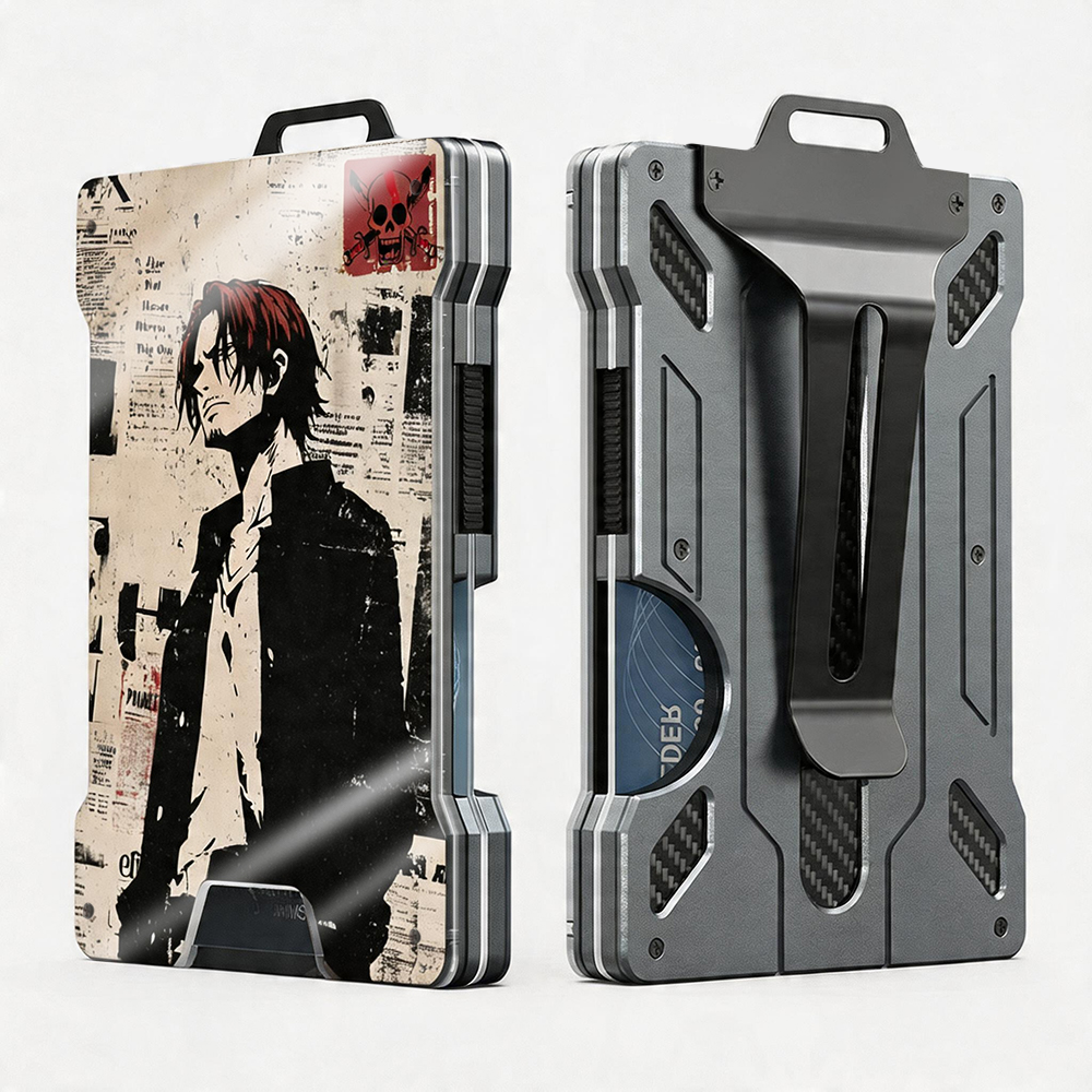 AA Metal Wallet Featuring OneP1ece Style Pirate Design - Image 9