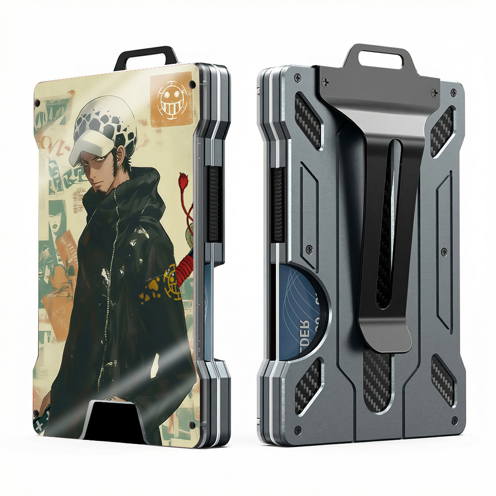 AA Metal Wallet Featuring OneP1ece Style Pirate Design - Image 7