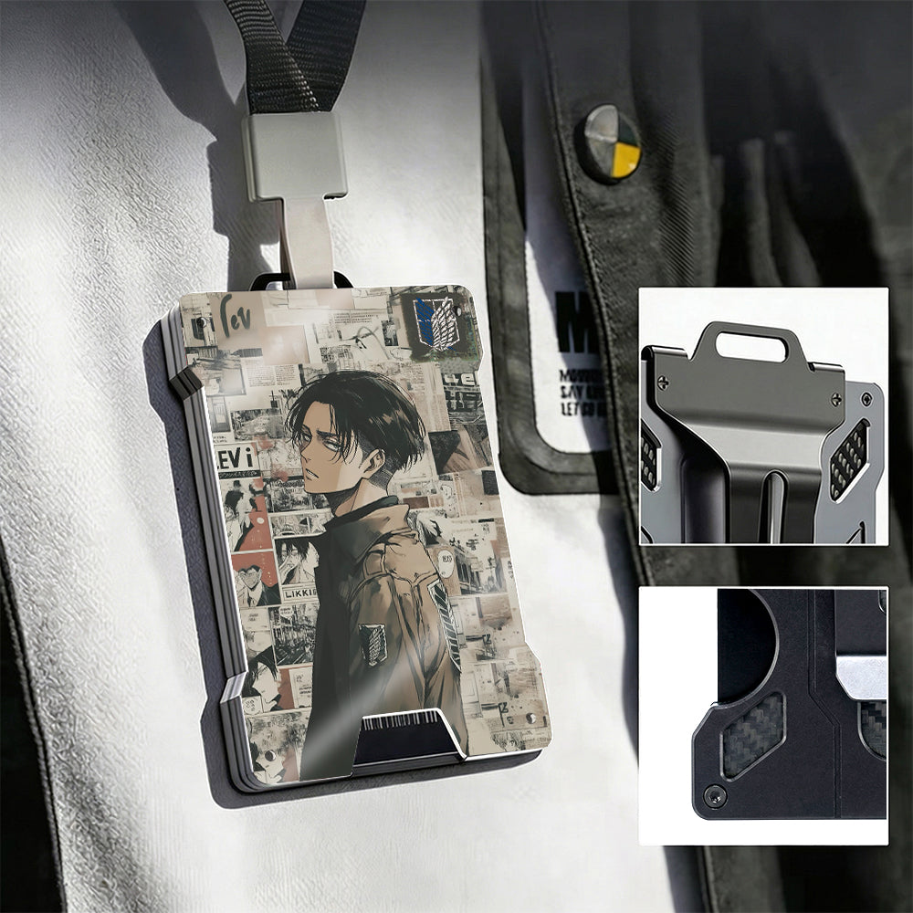 AE Metal wallet, designed in the style of a character corps commander - Image 2