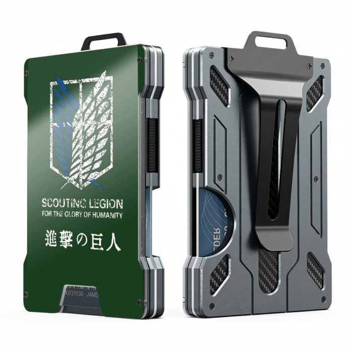 AE002 metal wallet, designed in the style of Captain’s angel wings