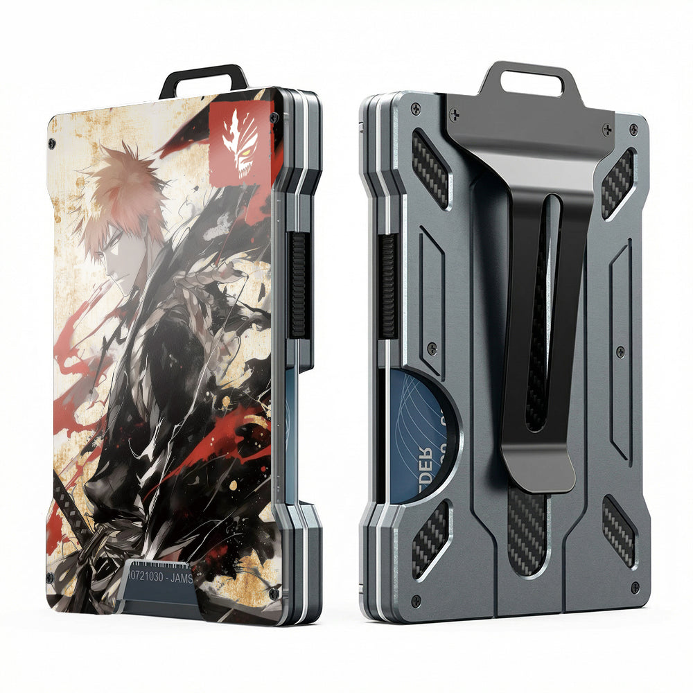 AG001 metal wallet, designed in the style of the character Ichigo Kurosaki