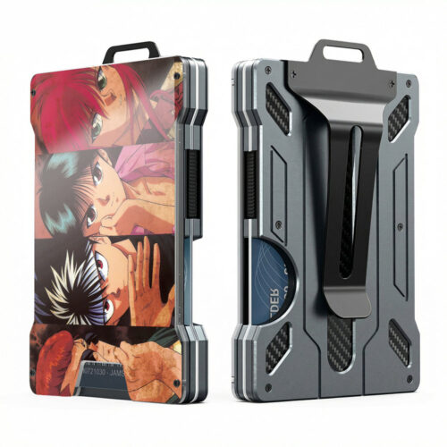 BD001 metal wallet, designed in a realistic and passionate, simple and tough style