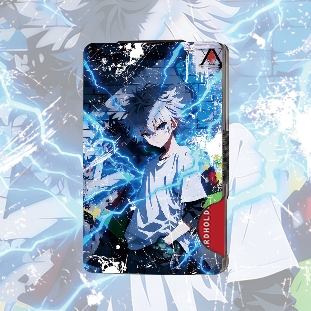 BF Metal Wallet Aluminum Featuring HxH Character Style Illustration Design - Image 2