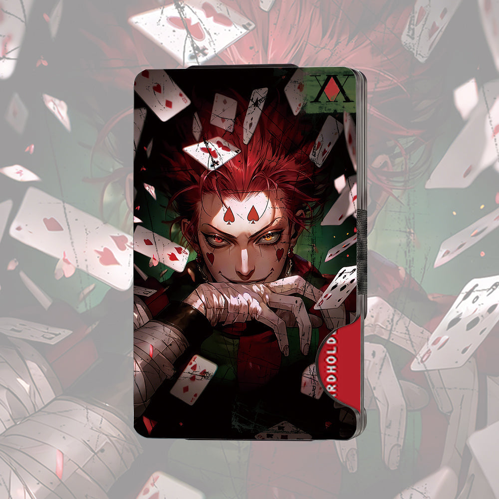 BF Metal Wallet Aluminum Featuring HxH Character Style Illustration Design - Image 3