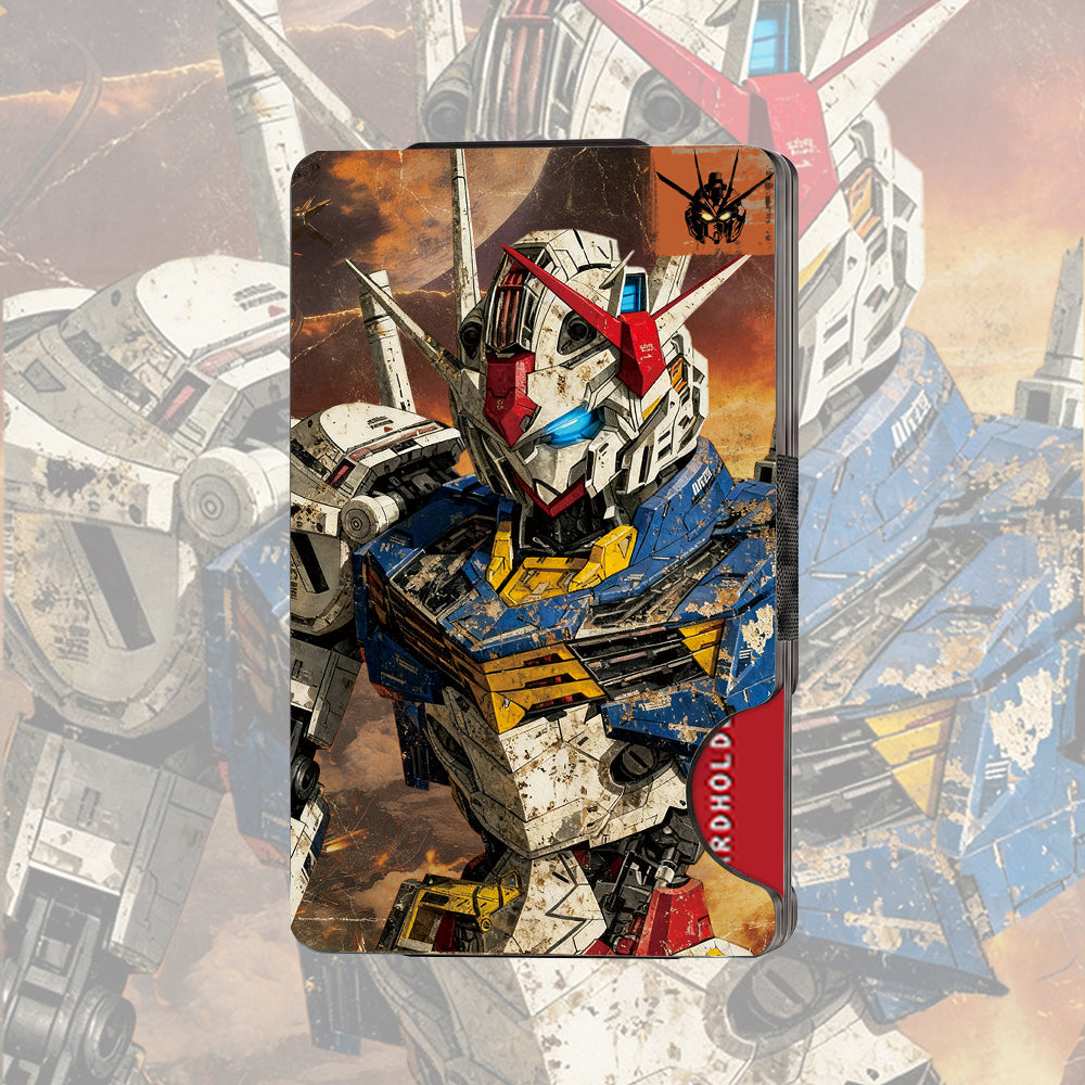 BH001 Metal Wallet Featuring Gund4m RX78 Style Mecha Design