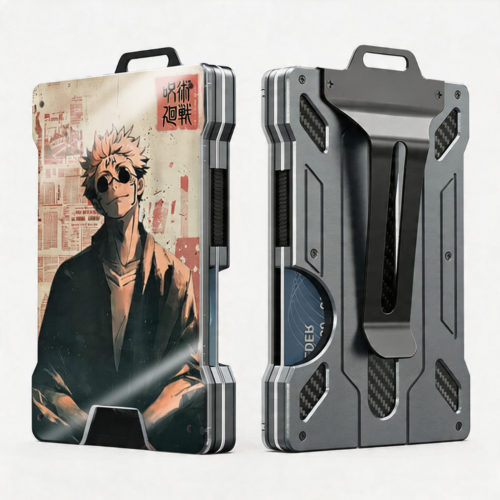 CA Metal Wallet Jujutsu Kaisen Design