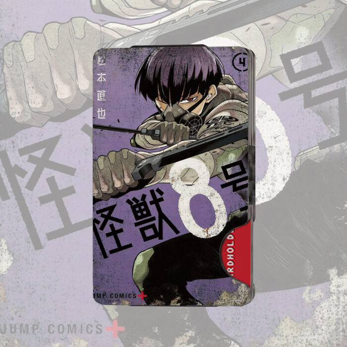 CB001 Metal Wallet Featuring Kaiju N0 8 Monster Slayer Character Illustration
