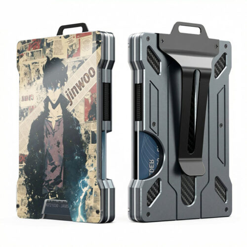 CC Metal Wallet Solo Leveling Sung Jin-Woo Design