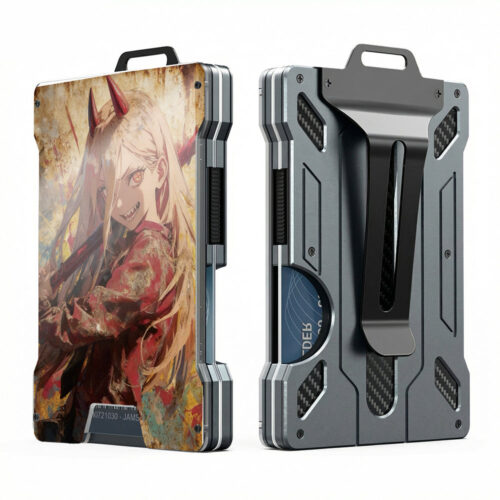 CE Metal Wallet Chainsaw Man Design