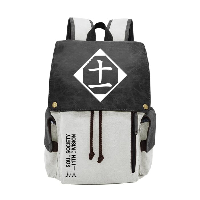 AG001 Backpack Featuring Blea6h S0ul Society 11th Divisi0n White Diamond Emblem