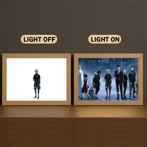 BJ004 Light Painting Tokyo Ghoul Ken Kaneki and Characters 3 Color Group Collage
