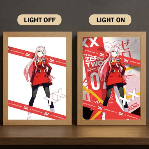 CH002 Light Painting Darling in the Franxx Zero Two 3 Color Character Design