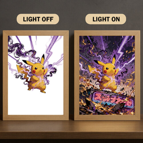 DA002 Light Painting Pokemon Pikachu 3 Color Design