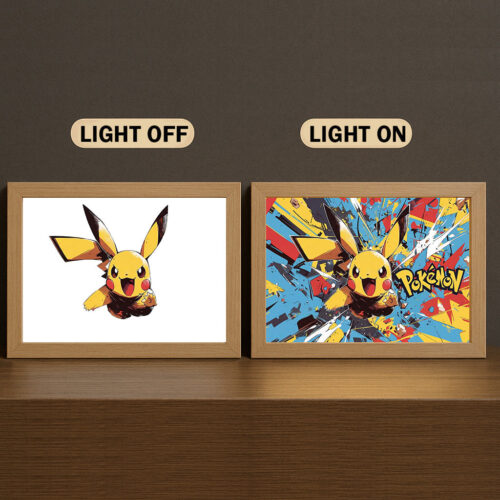 DA003 Light Painting Pokemon Pikachu 3 Color Design
