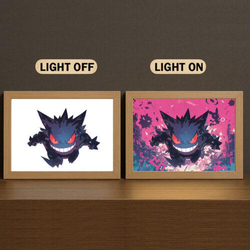 DA006 Light Painting Pokemon Gengar 3 Color Design
