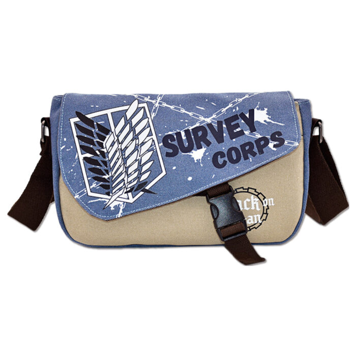 AE001 Messenger Bag Featuring Survey C0rps Wings Of Freedom Emblem