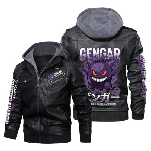DA001 Leather Jacket Pokemon Gengar Design