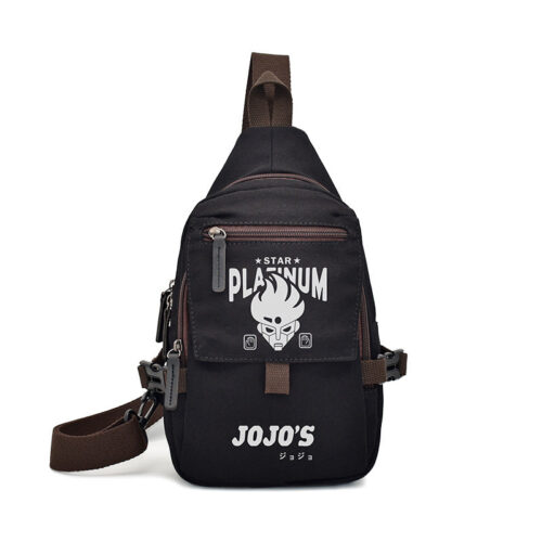 BG004 Crossbody Chest Bag JoJo's Bizarre Adventure Jotaro Kujo Star Platinum Design