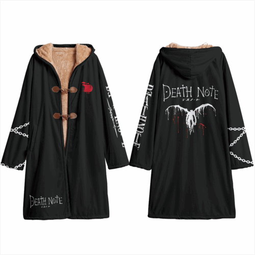 BC001 Trench Coat Death Note Ryuk Hooded Cloak