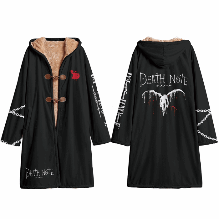 BC001 Anime hooded Cloak Ryuk Trench Coat / Robe Cosplay Costumes Cultural streetwear