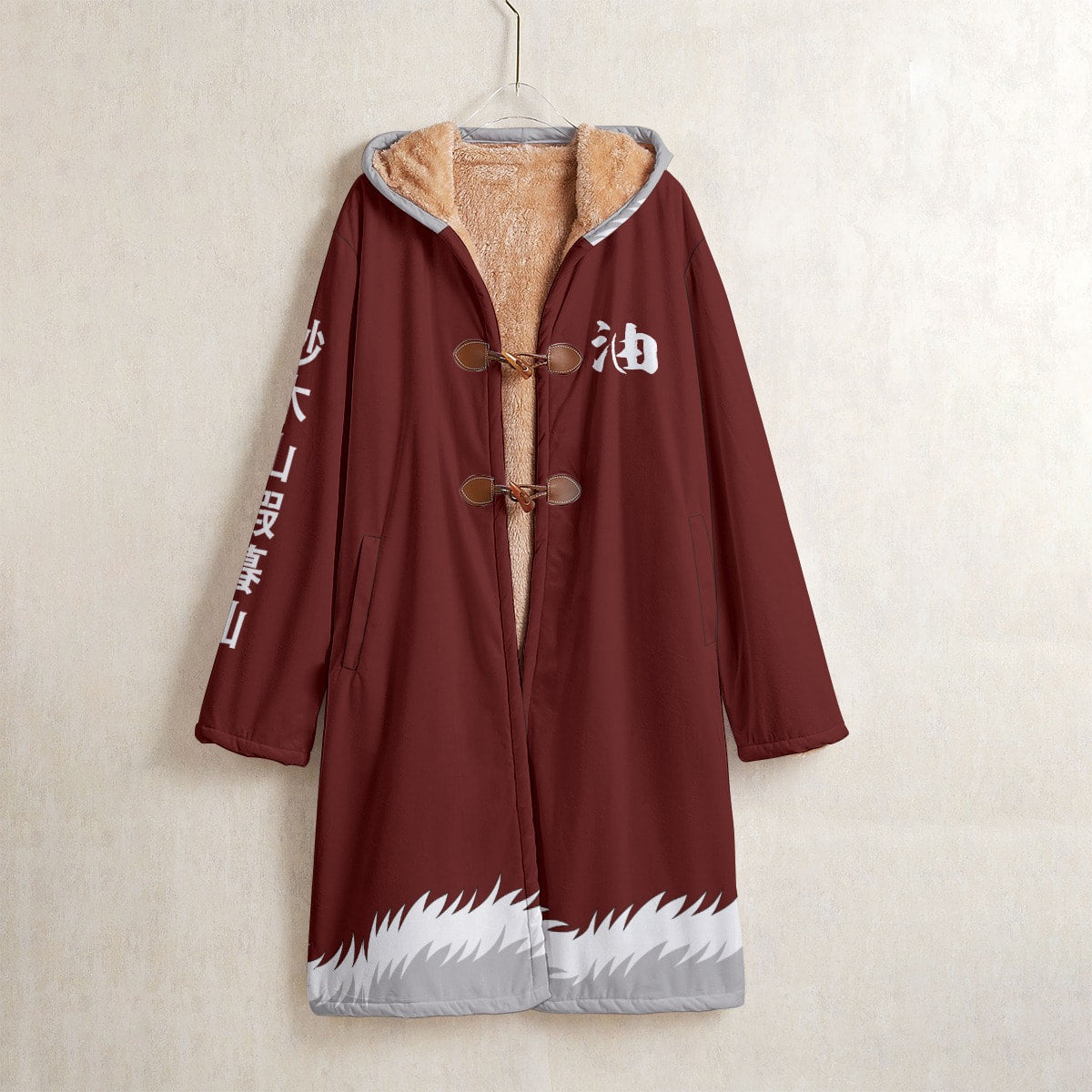 AB009 Anime hooded Cloak Jiraiya Trench Coat / Robe Cosplay Costumes Cultural streetwear - Image 2