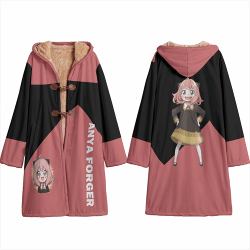 DB001 Trench Coat Spy x Family Anya Forger Hooded Cloak