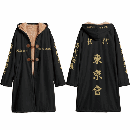 CF002 Trench Coat Tokyo Revengers Tokyo Manji Gang Hooded Cloak