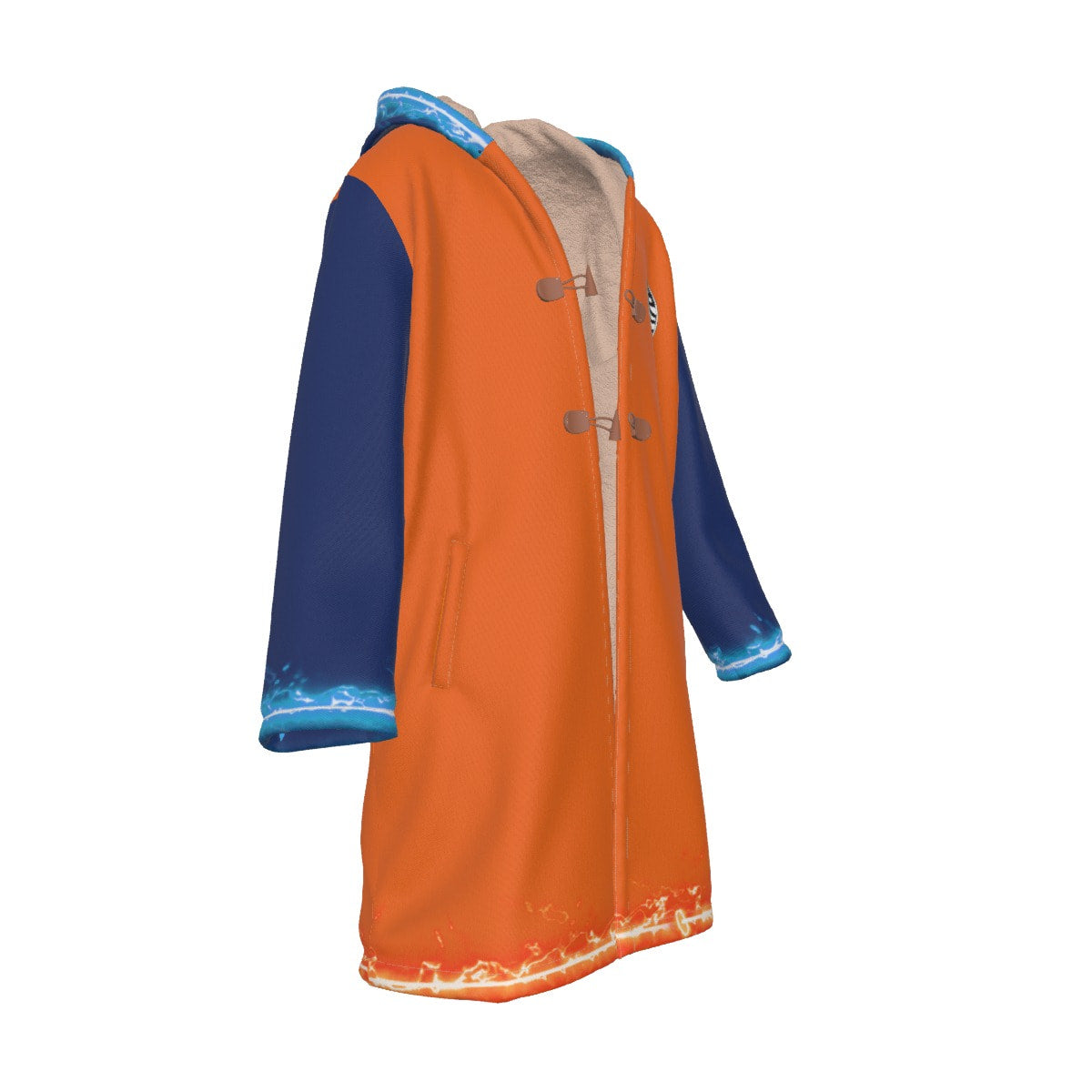 AC001 Anime Wukong Cloak Trench Coat / Robe Cosplay Costumes Cultural streetwear - Image 4