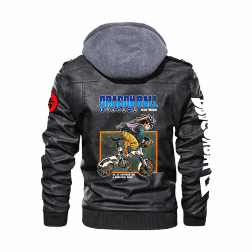 AC001 Leather Jacket Dragon Ball Goku Design