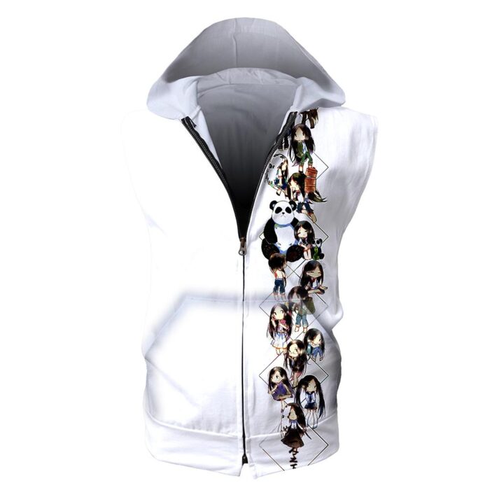 Jin's The Outcast Summer Sleeveless Zip Hoodie