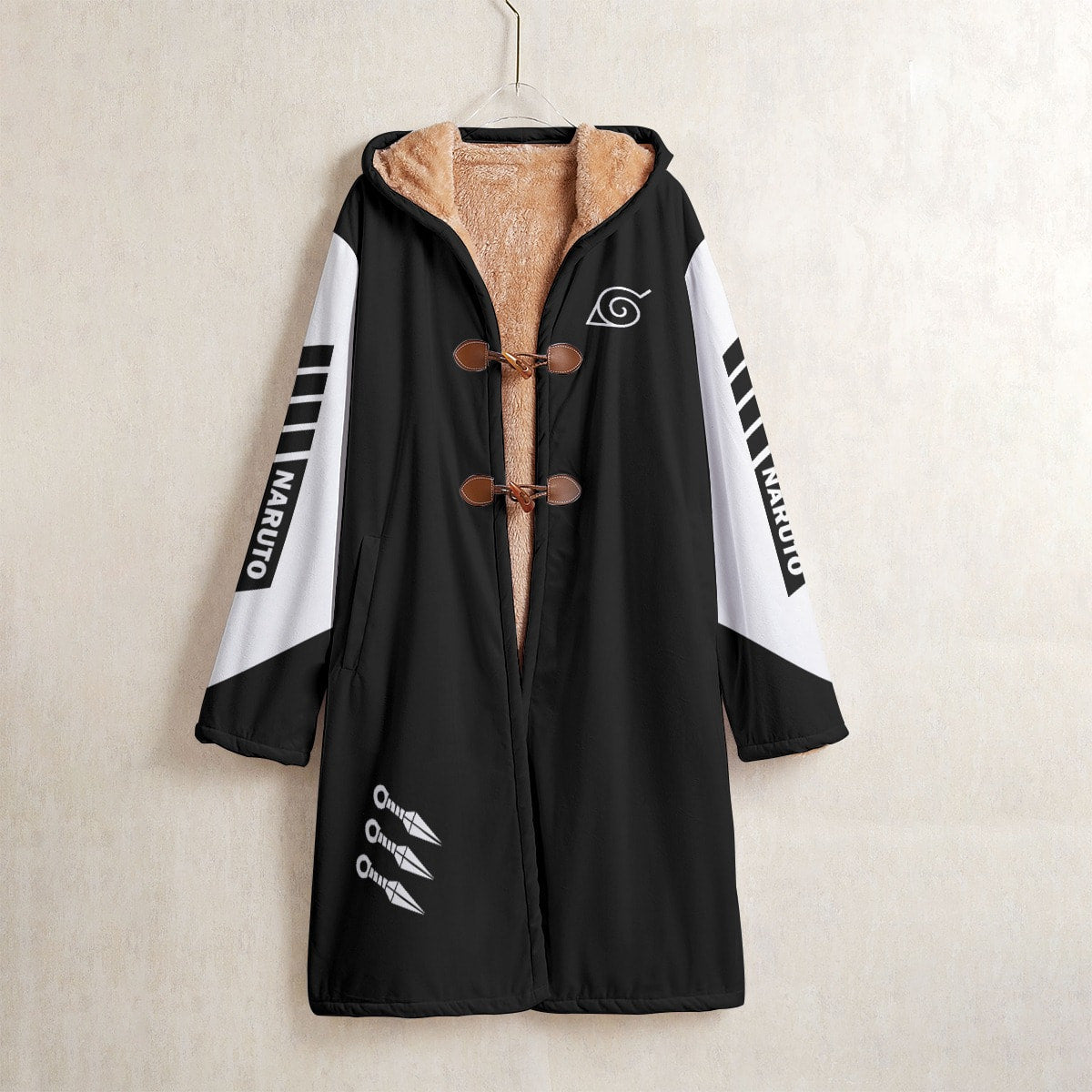 AB010 Anime hooded Cloak Kakashi Trench Coat / Robe Cosplay Costumes Cultural streetwear - Image 2