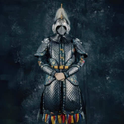 Limited Handmade Wearable Chinese Warrior Armor with Ornate Detailing