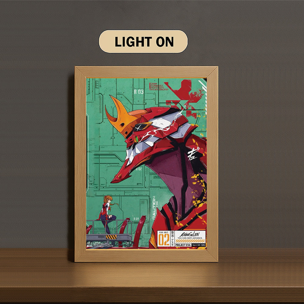 BA002 Light Painting 3 Color Featuring Asuk4 EVA Unit Two Stand Off - Image 3